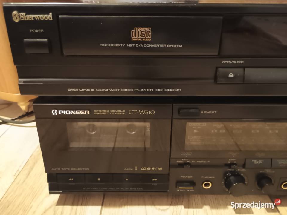 Magnetofon deck Pioneer plus CD sherwood retro małopolskie Libertów