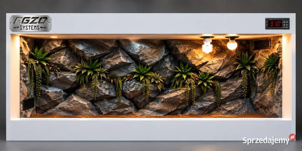 Terrarium tropikalne gekona orzęsionego śląskie