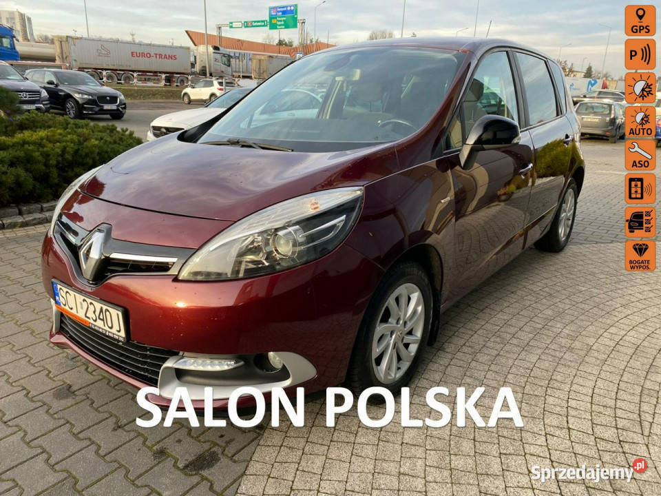Renault Scenic LIFT LED klimatronic tempomat czujnik parkowania śląskie Żory sprzedam