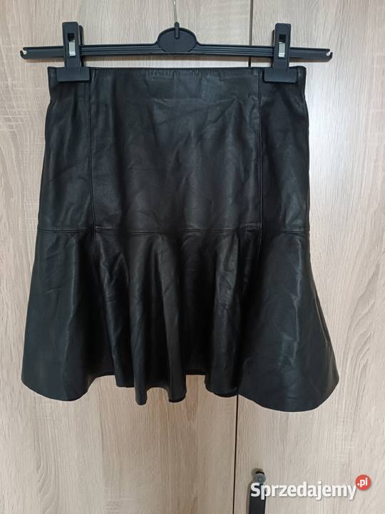 Czarna spódnica z ekoskóry rozmiar 34 Radzyń Podlaski