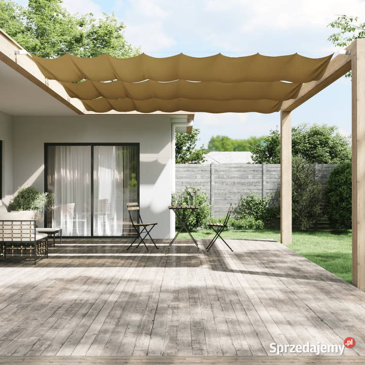 Markiza pionowa beżowa 180x800 tkanina Oxford Warszawa