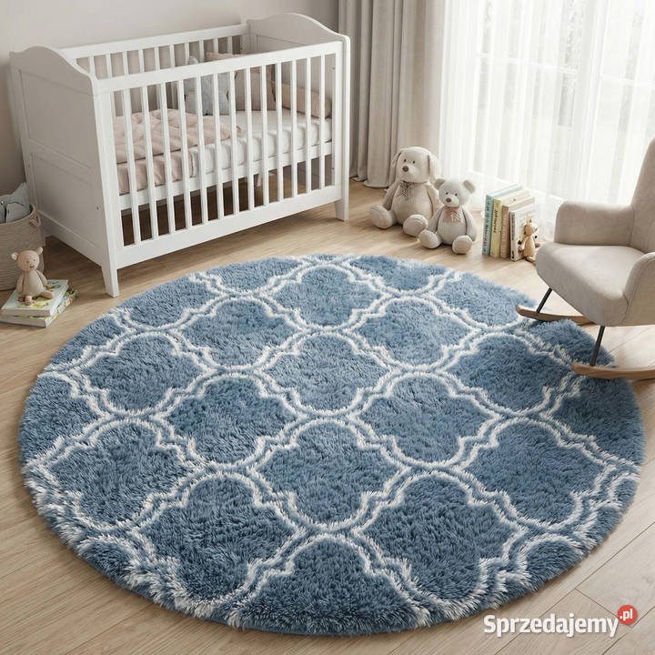 Dywan okrągły do salonu shaggy DECOR Opole
