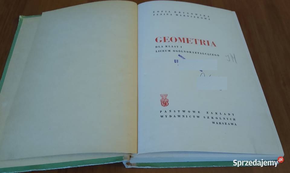 Geometria klasy 1 I liceum Krygowska Maroszkowa Gdańsk