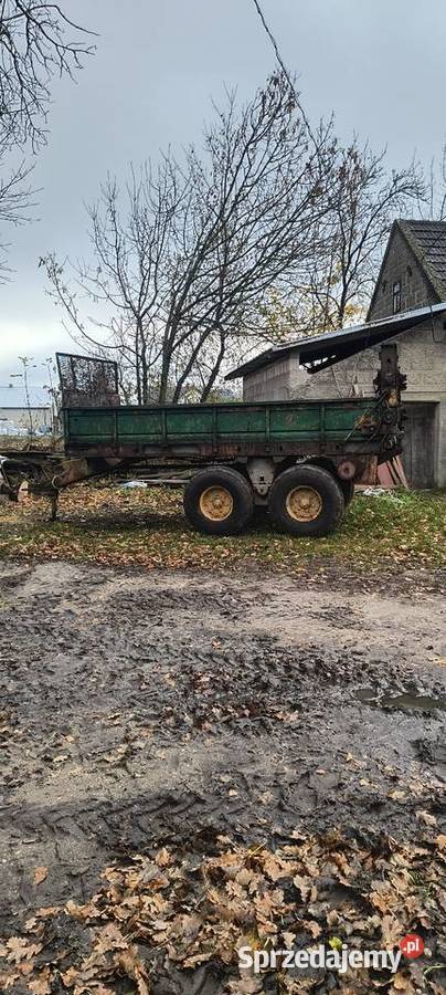 Rozrzutnik obornika 6 ton tandem Rolnictwo Chodorówka Nowa