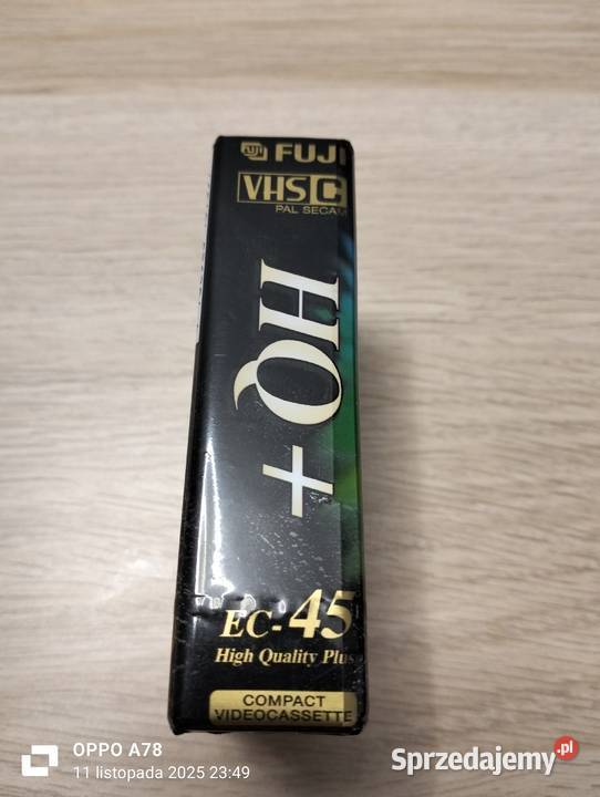 kaseta video z dawnych czasów 0ryginalnie Gryfino