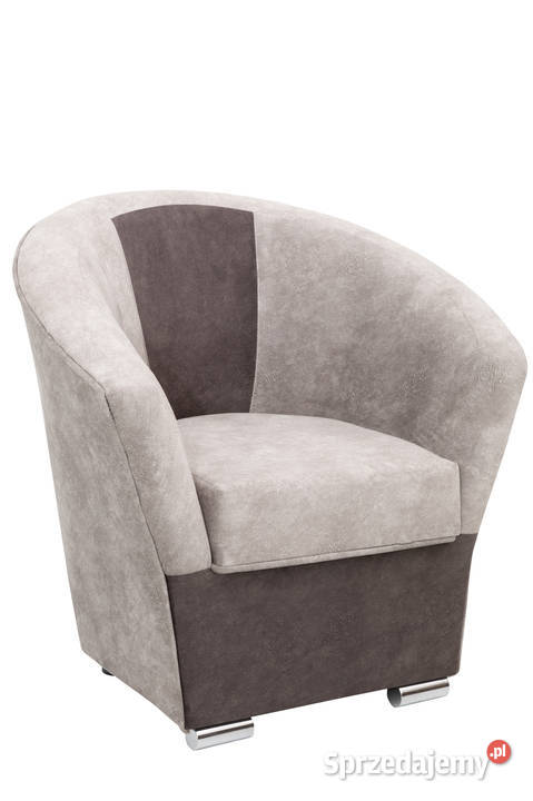 Fotel Tapicerowany Kubełek Jasnobrązowy KAMILA Rzeszów sprzedam