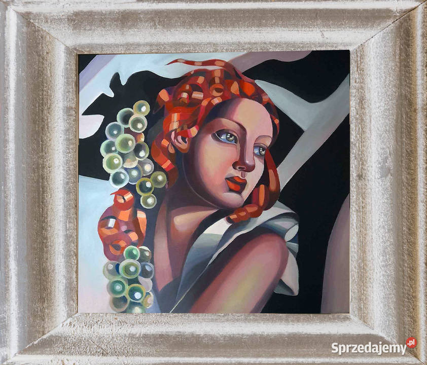 Tamara Łempicka Kobieta z winogronami obraz