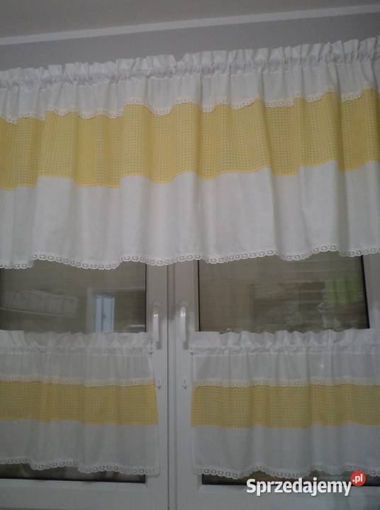 firanki komplety na okno zazdrostki SZYJEMY NA Włocławek sprzedam