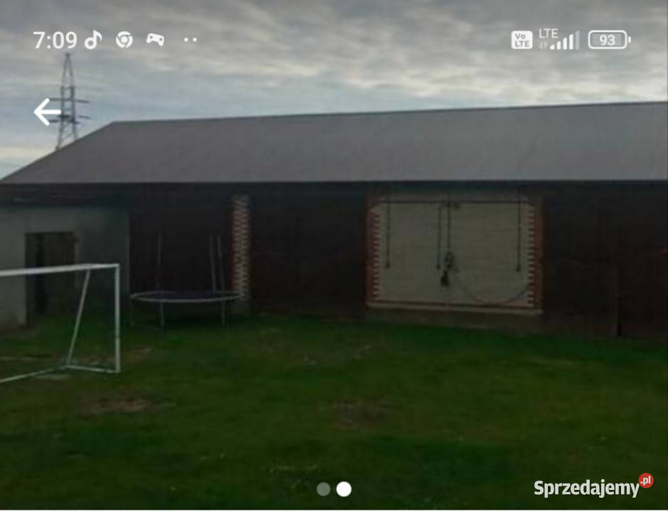 Duży dom o powierzchni 278 M2 z budynkami asfalt Lubień