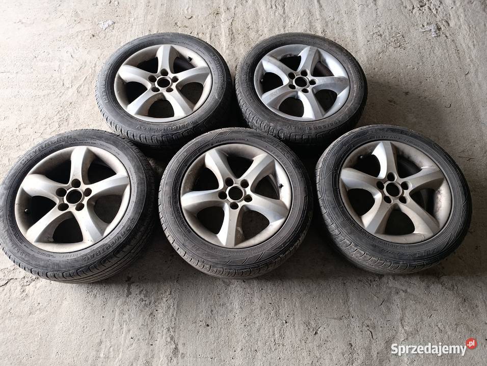 5 Felga aluminiowa z oponami letnimi 5100 Lędziny