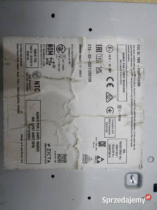 RADIO NAWIGACJA NAVI OPEL CORSA F 9851901880