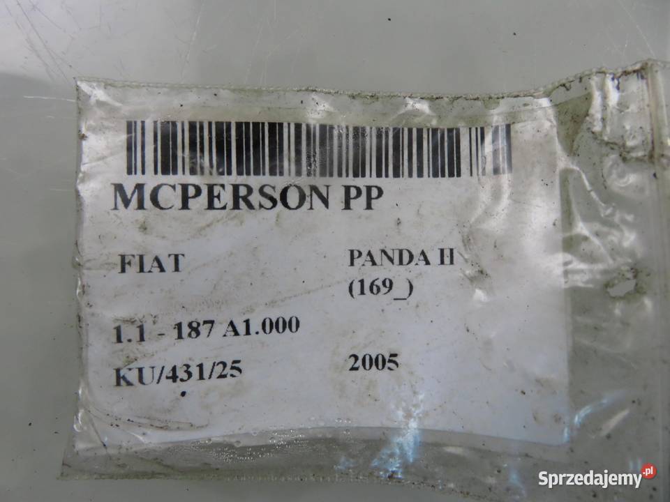 MCPERSON PRAWY PRZEDNI FIAT PANDA II 11