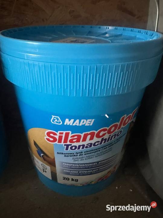 Mapei Tynk silikonowy Silancolor Tonachino BIAŁY Wrocław sprzedam