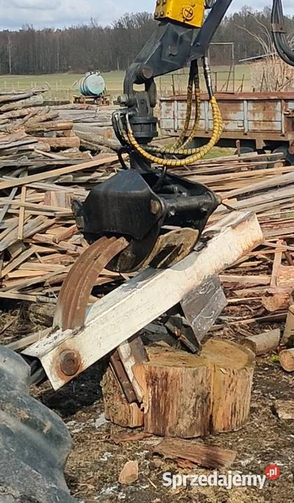 Łuparka hydrauliczna do ciągnika hds przyczepa Gosławice