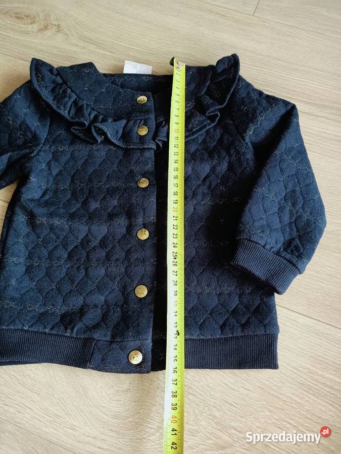Bluza dziewczęca rozpinana granatowa ze złotą mazowieckie Płock sprzedam
