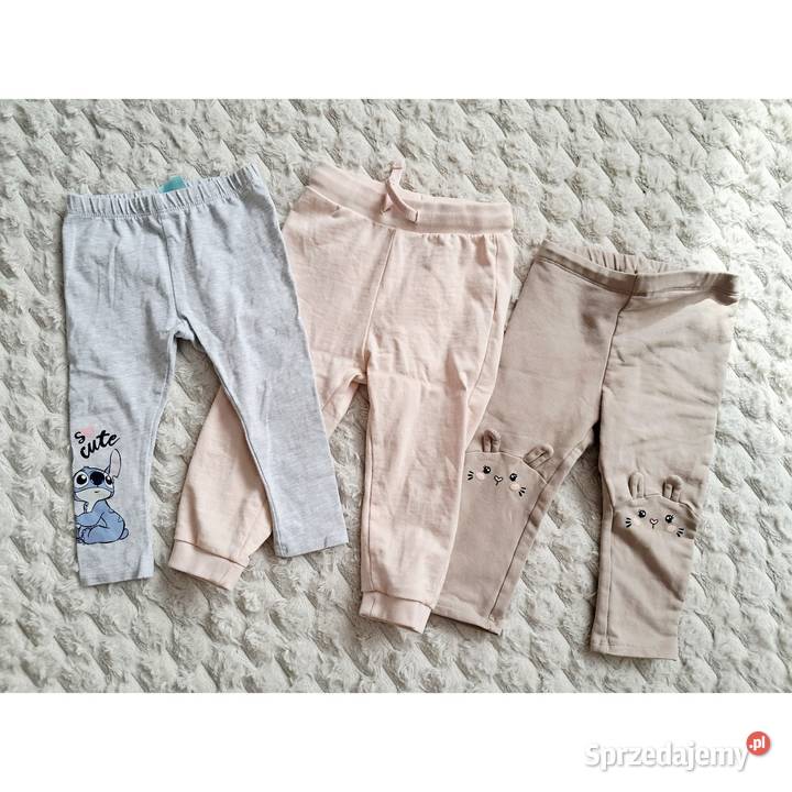 Dresy i leginsy dziewczęce szary/srebrny łódzkie Łódź