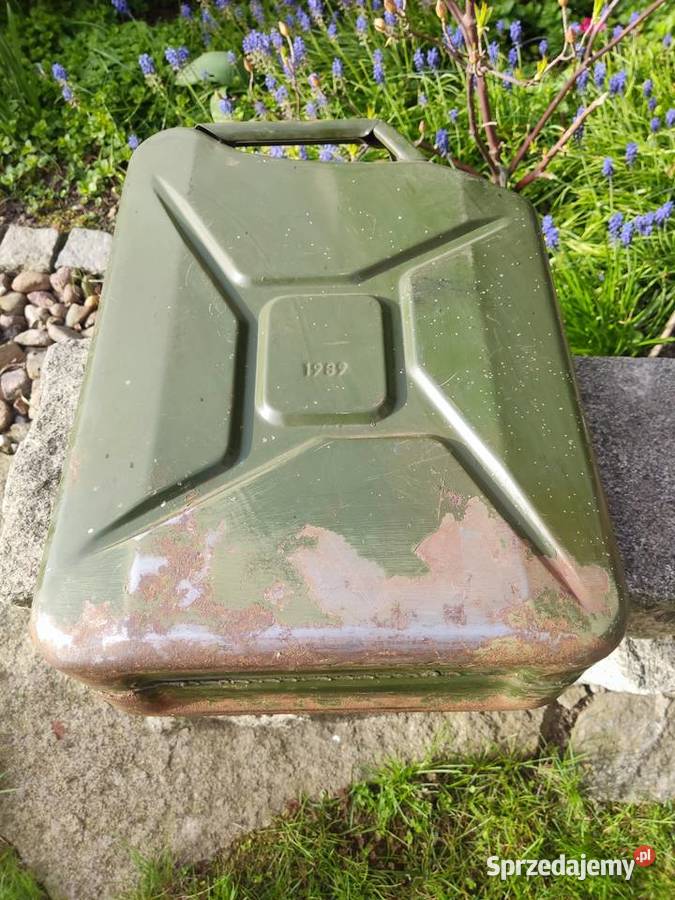 Kanister metalowy 20l Grodków sprzedam