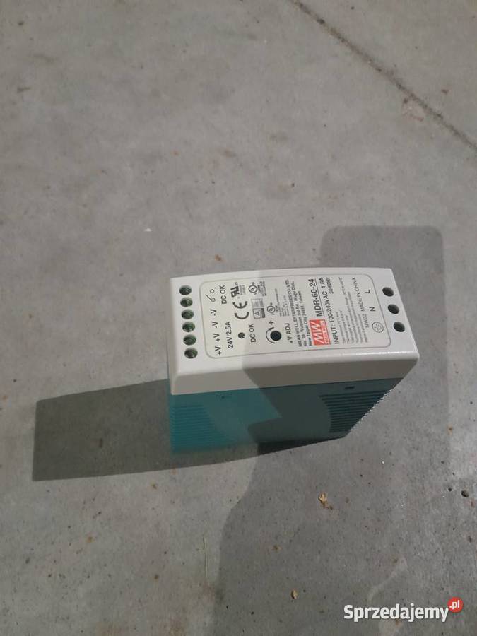 ZASILACZ IMPULSOWY 24V DC 60W 25A MDR6024 Zalesiany sprzedam