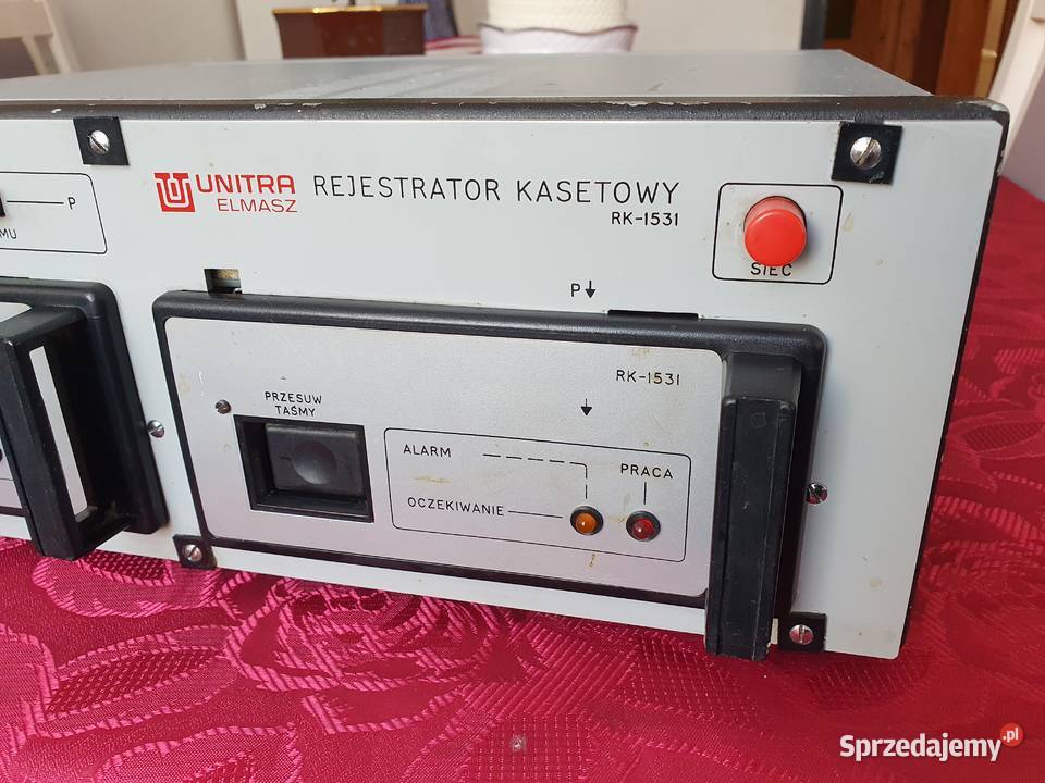 Stary zabytkowy rejestrator kasetowy magnetofon Kępice sprzedam