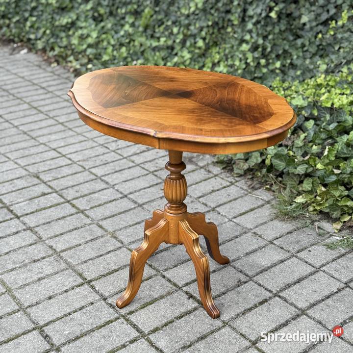 ARTexpert Stół stolik kawowy owalny Ludwik Dobrzany