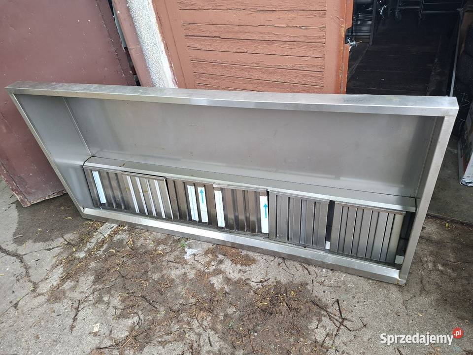 Okap nierdzewny 250 x 117 x 36 pomorskie Gdańsk