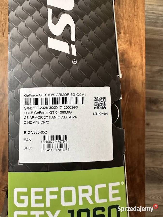 Karta Graficzna MSI GTX Armor 6 Gb nie wyświetla Kraków