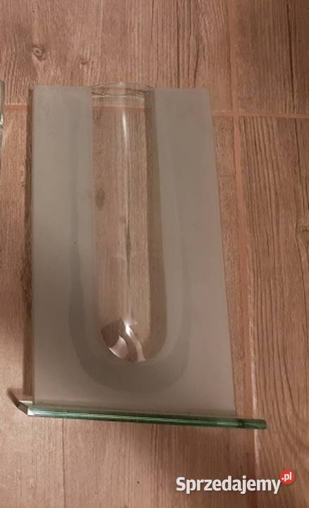 Wazon na kwiaty grube szkło Warszawa sprzedam