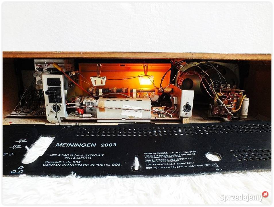 Stare Radio tranzystorowe Meiningen 2003 RFT z Radioodtwarzacze Żary