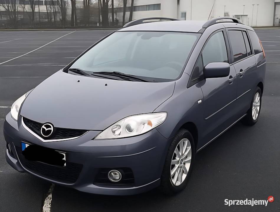 Mazda 5 20 diesel 7osobowa szary sprzedam