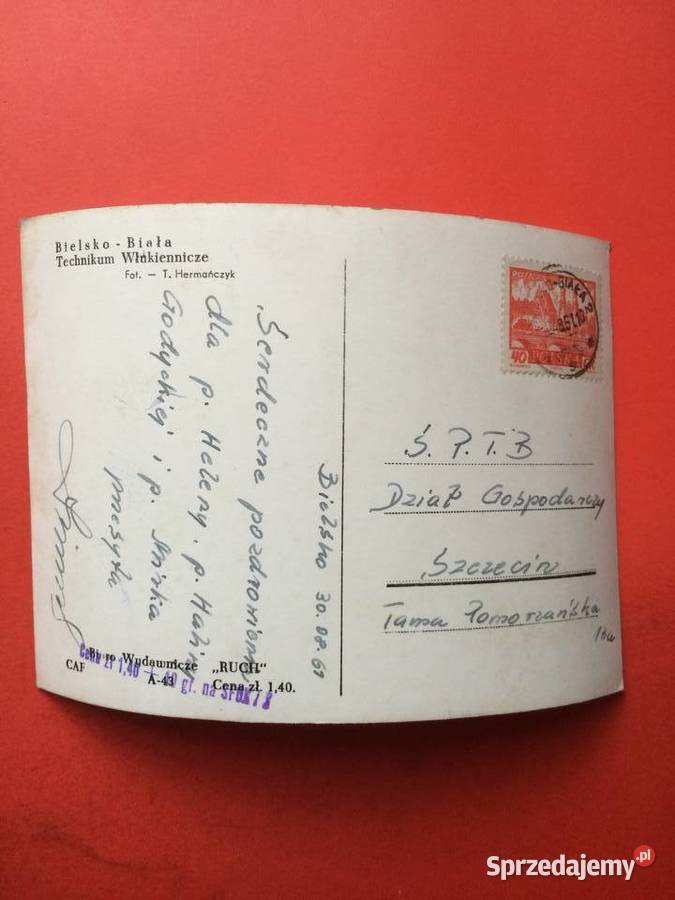 2443 Widokówka BielskoBiała Szczecin