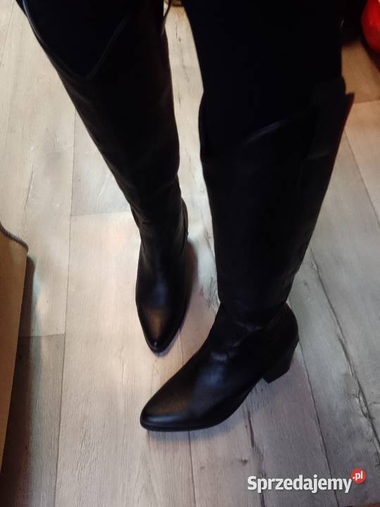 40 Czarne wyszywane Kozaki kowbojki NOWE czarny małopolskie Kraków