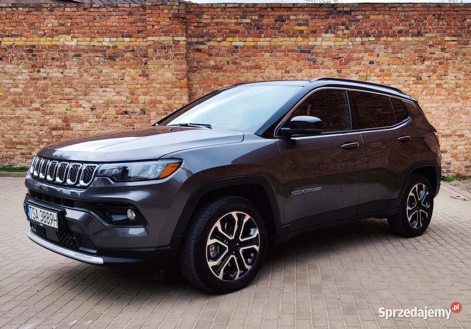 Jeep Compass Limited 4x4 20 Turbo 200 2023 nieuszkodzony Łódź sprzedam