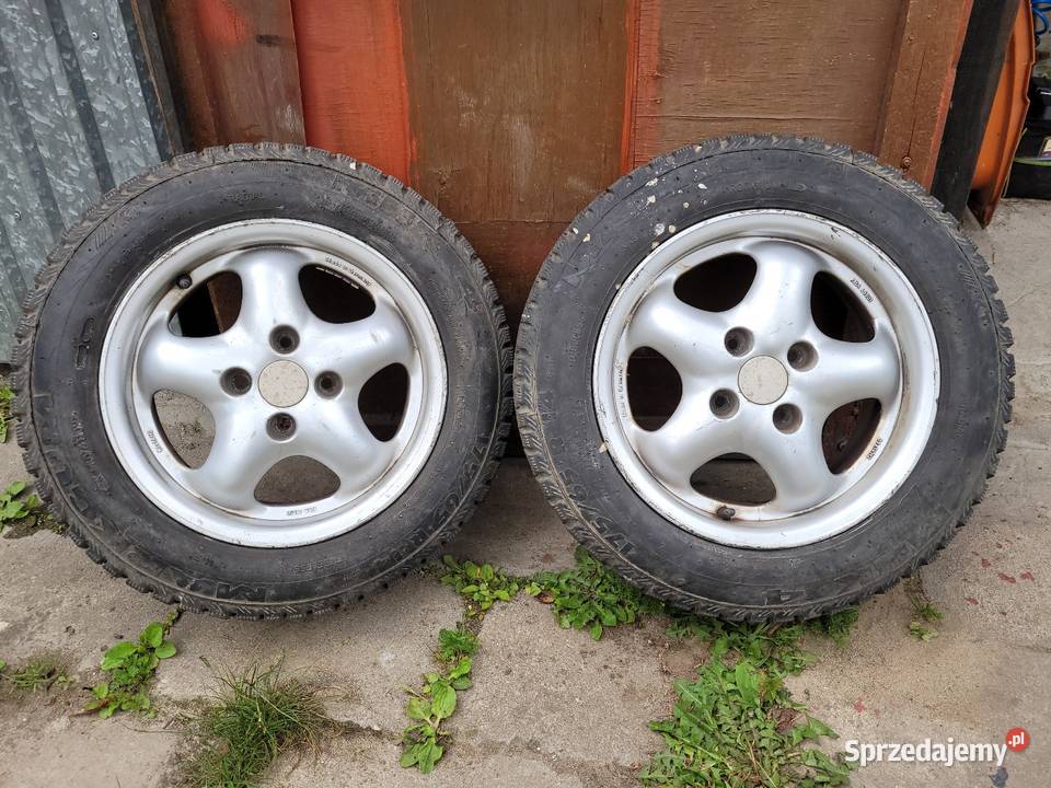 Opony zimowe z alufelgami 17565 r14 4x100 Otomino sprzedam