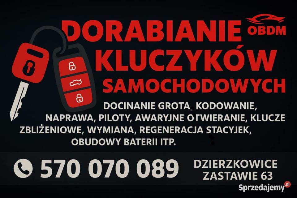 Kraśnik dorabianie kluczy samochodowych