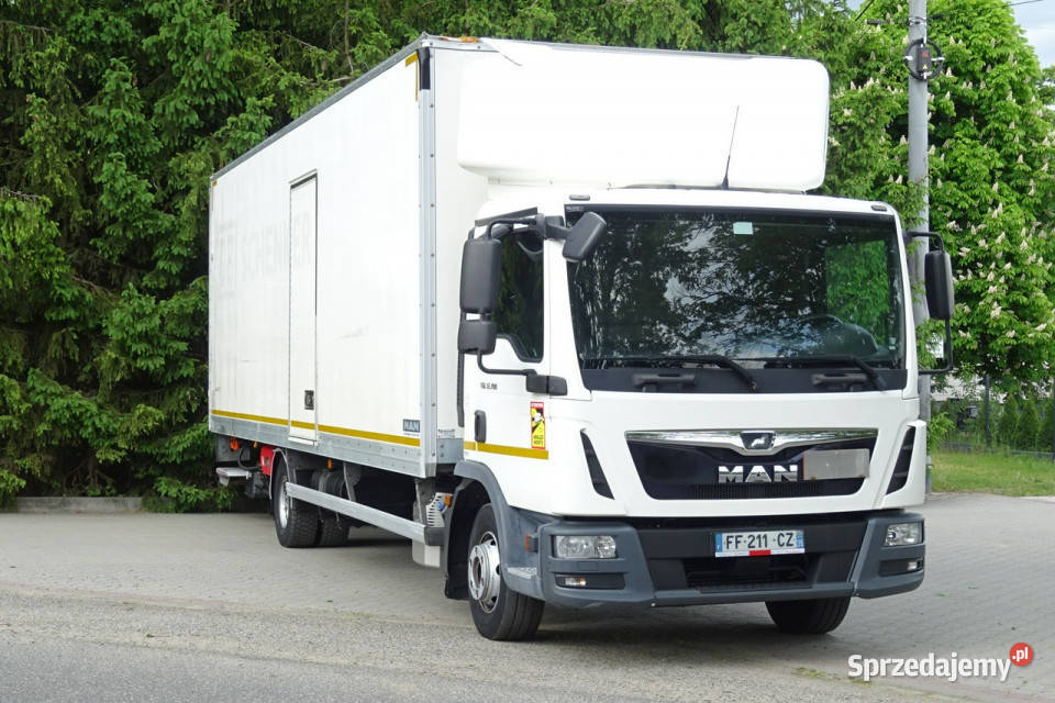 MAN TGL 12220 Euro 6 kontener 18p 334 Rok produkcji 2016 Samochody ciężarowe mazowieckie Góra Kalwaria