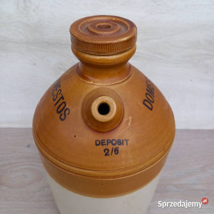 Duża stara kamionka Domestos początek XX wieku Warszawa