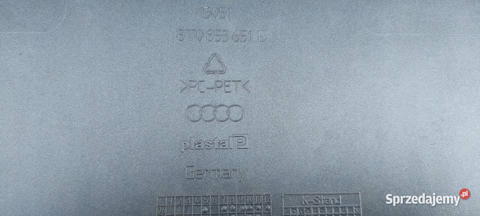 ATRAPA GRILL AUDI A5 8T ORYGINAŁ 8T0853651E osobowe Międzychód