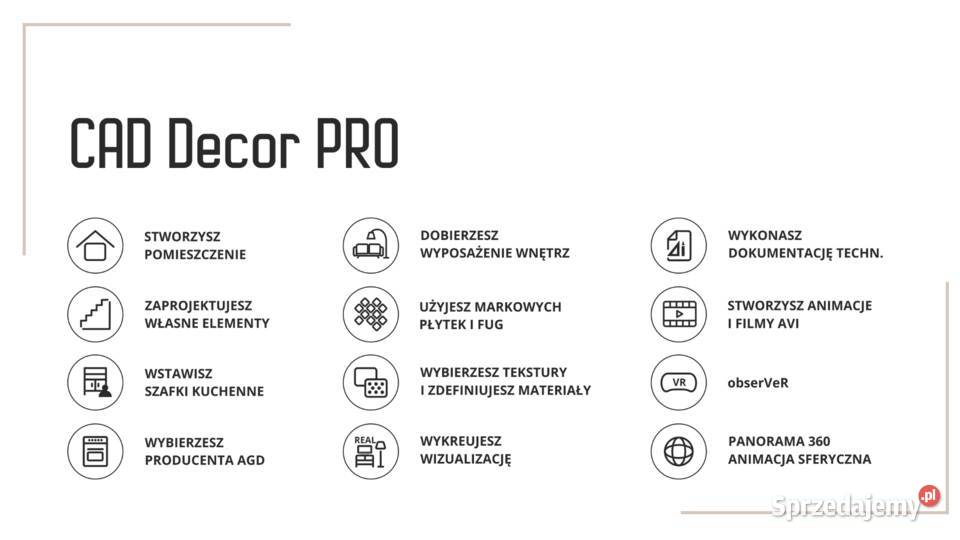 Program do projektowania wnętrz CAD Decor PRO 3X Poznań