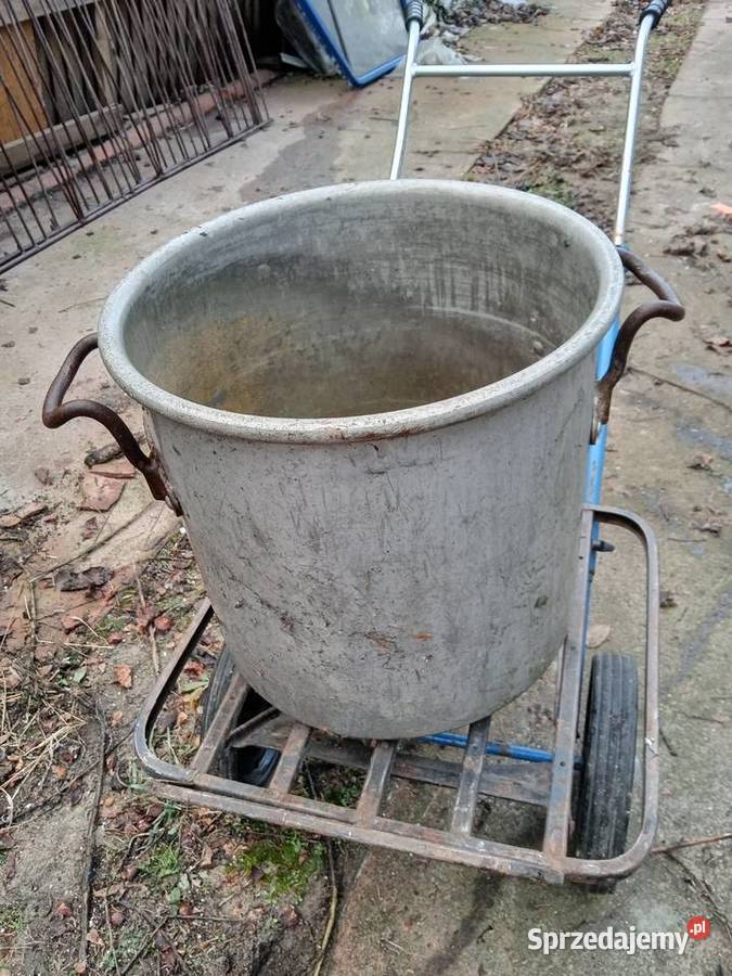 Duży gar garnek ALUMINIUM grube Poznań sprzedam