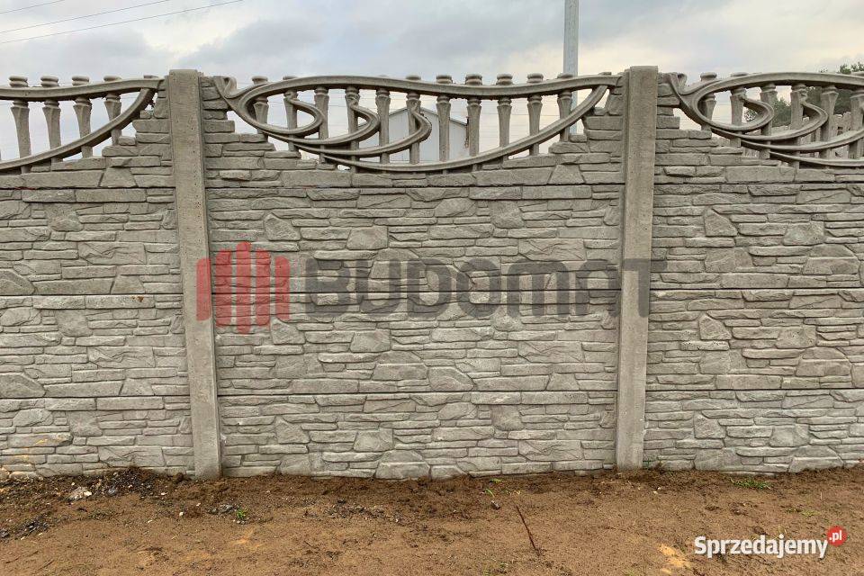 Ogrodzenie betonowe płyty słupy ogrodzeniowe Łabiszyn