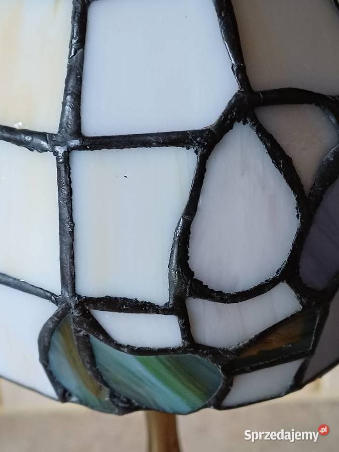 vintage lampka witrażowa Nowy Targ