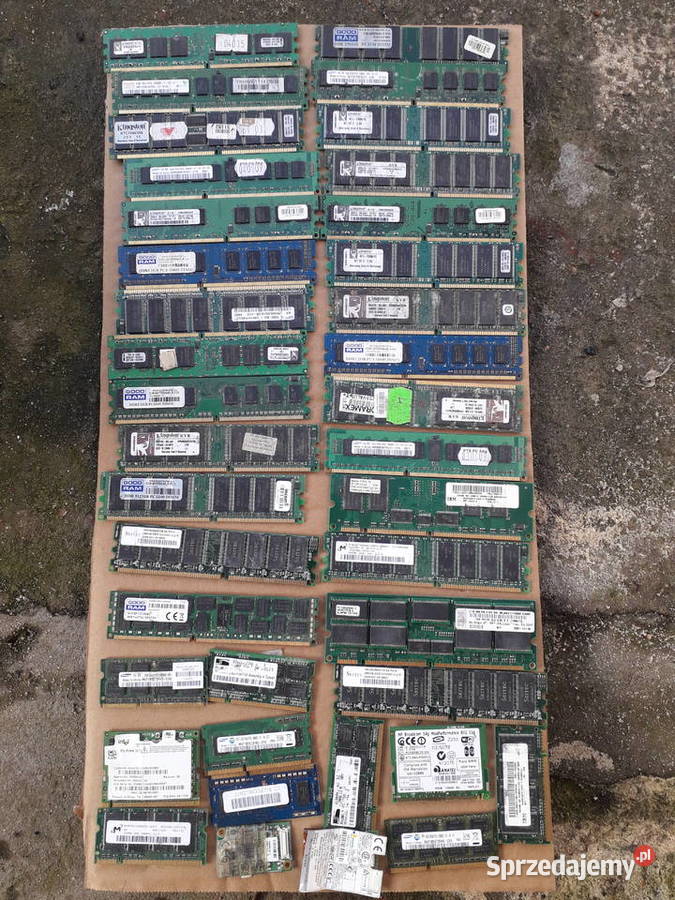 Pamięć ram złom elektroniczny złoto płyta główna Częstochowa