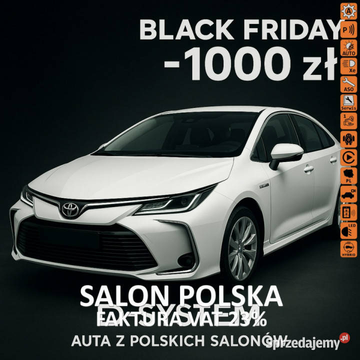 Toyota Corolla 22r Gwarancja BEZWYPADKOWE Salon 4/5 Białystok