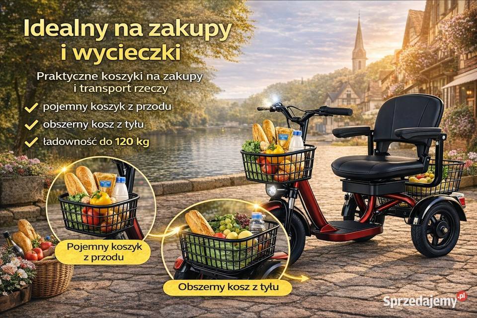 Skuter elektryczny wózek seniora i nie Wołomin