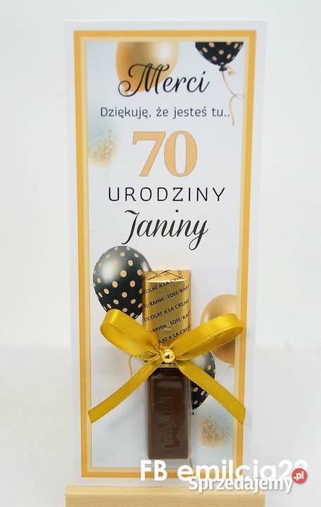 Merci jako podziękowanie gości z okazji urodzin Zielona Góra
