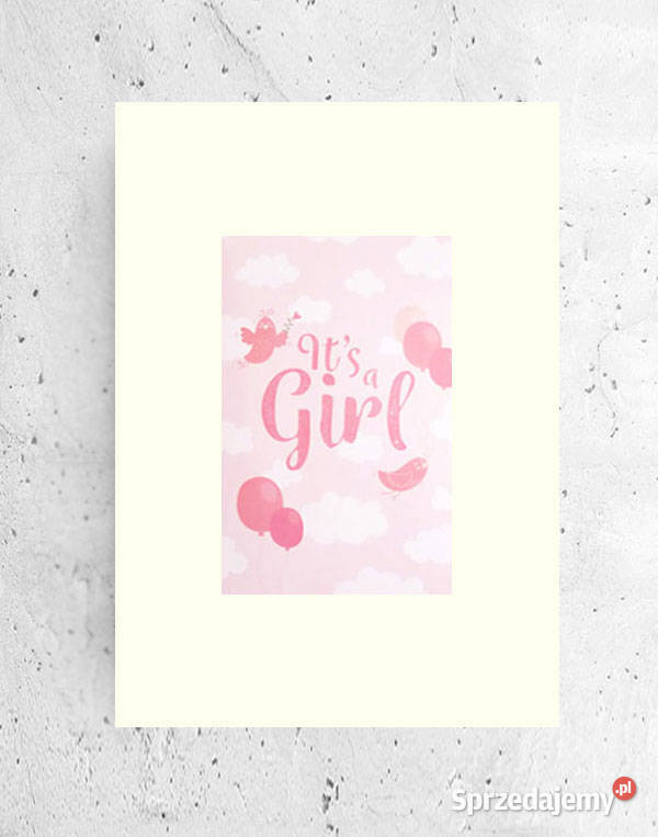 plakat do pokoju dziewczynki pastelowy plakat A4