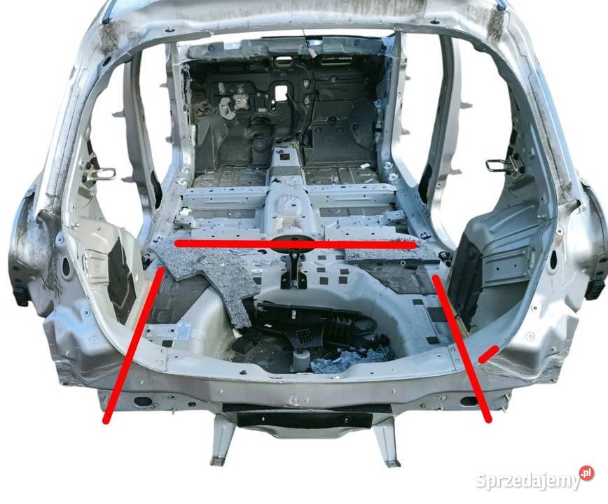 Lancia Ypsilon III 2011 PAS TYLNY PODŁOGA WANNA świętokrzyskie Skarżysko-Kamienna