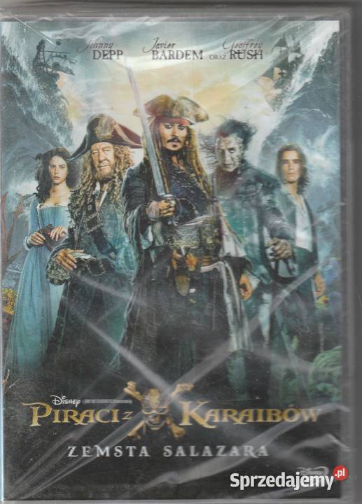 Piraci z Karaibów Zemsta Salazara Johny Depp DVD Pruszków