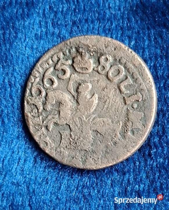 Szeląg litewski Jan II Kazimierz Waza Brześć Wejherowo