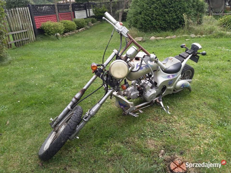 Motocykl Chopper chińczyk chiński odpala 555884km